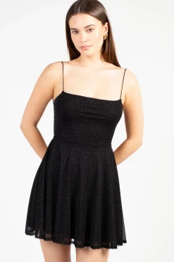 Chelsea Alice Shimmer Strap-Back Mini Dress Online