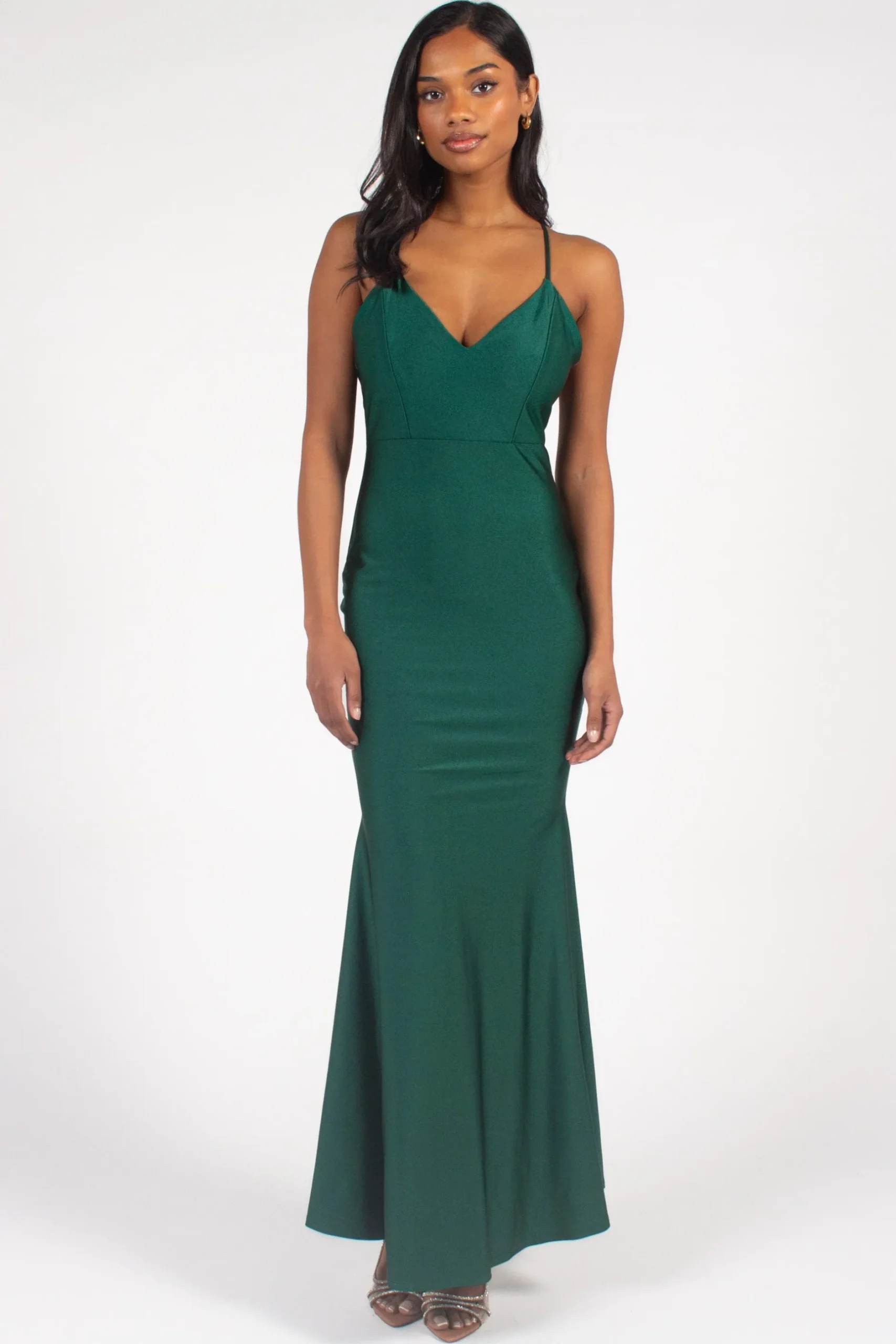 Misty Rose All That Shimmers Mermaid Maxi Dress Discount