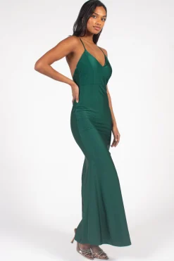 Misty Rose All That Shimmers Mermaid Maxi Dress Discount