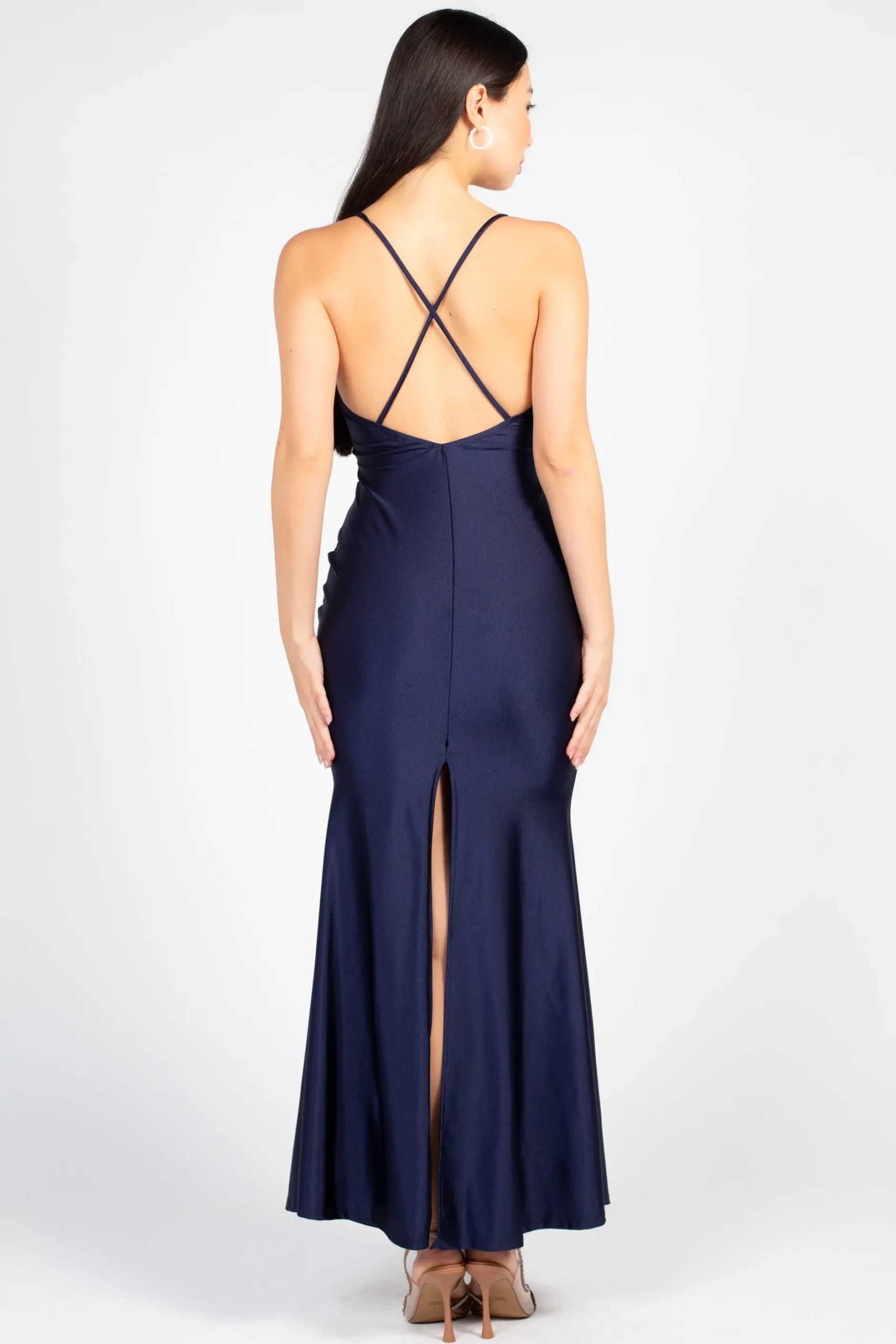 Misty Rose All That Shimmers Mermaid Maxi Dress Discount