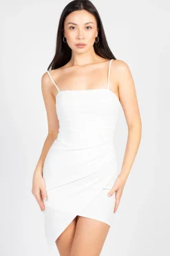 Blue Blush Ana Asymmetrical Bodycon Dress Fashion