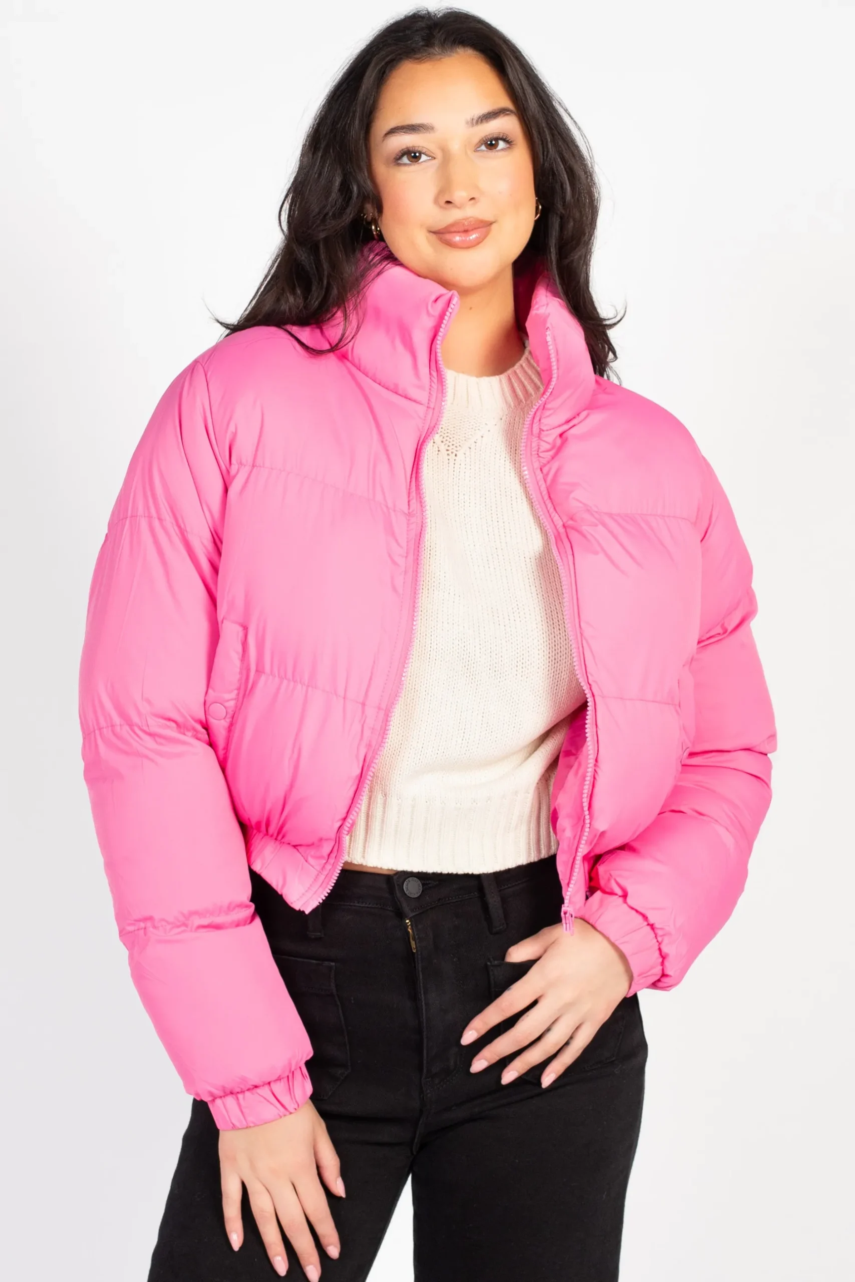 Anwnd Annelise Padded Cropped Puffer Jacket Online
