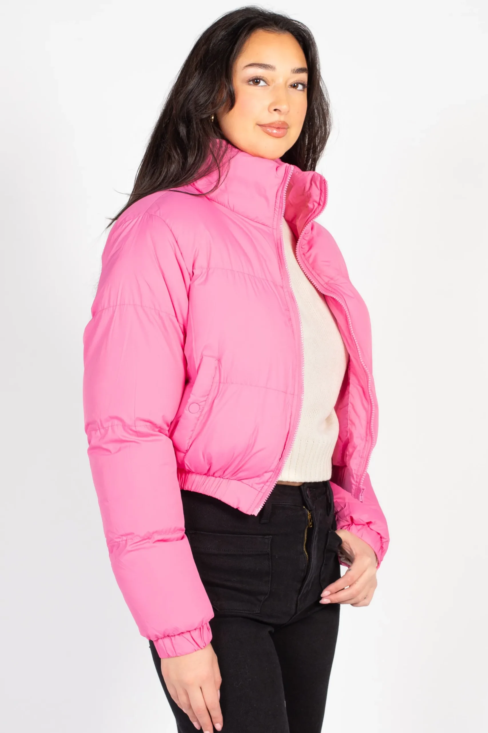 Anwnd Annelise Padded Cropped Puffer Jacket Online