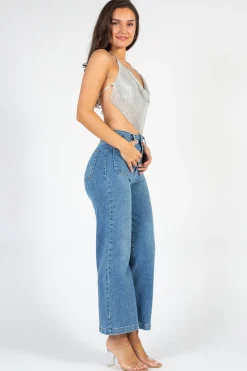 Better Be Arabella Rhinestone Crop Top Online