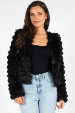 Fantastic Fawn Callie Shaggy Fringe Jacket Online