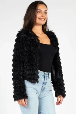 Fantastic Fawn Callie Shaggy Fringe Jacket Online