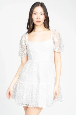 Mustard Seed Carolina Floral Embroidered Mini Dress Online