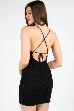 The Vintage Shop Danica Pearl Beaded Embellished Mini Dress Sale