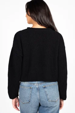 Double Zero Emara Textured Knit Sweater New