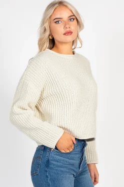 Double Zero Emara Textured Knit Sweater New