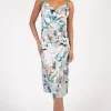 Verty Emily Floral Print Midi Slip Dress BlueFloral New