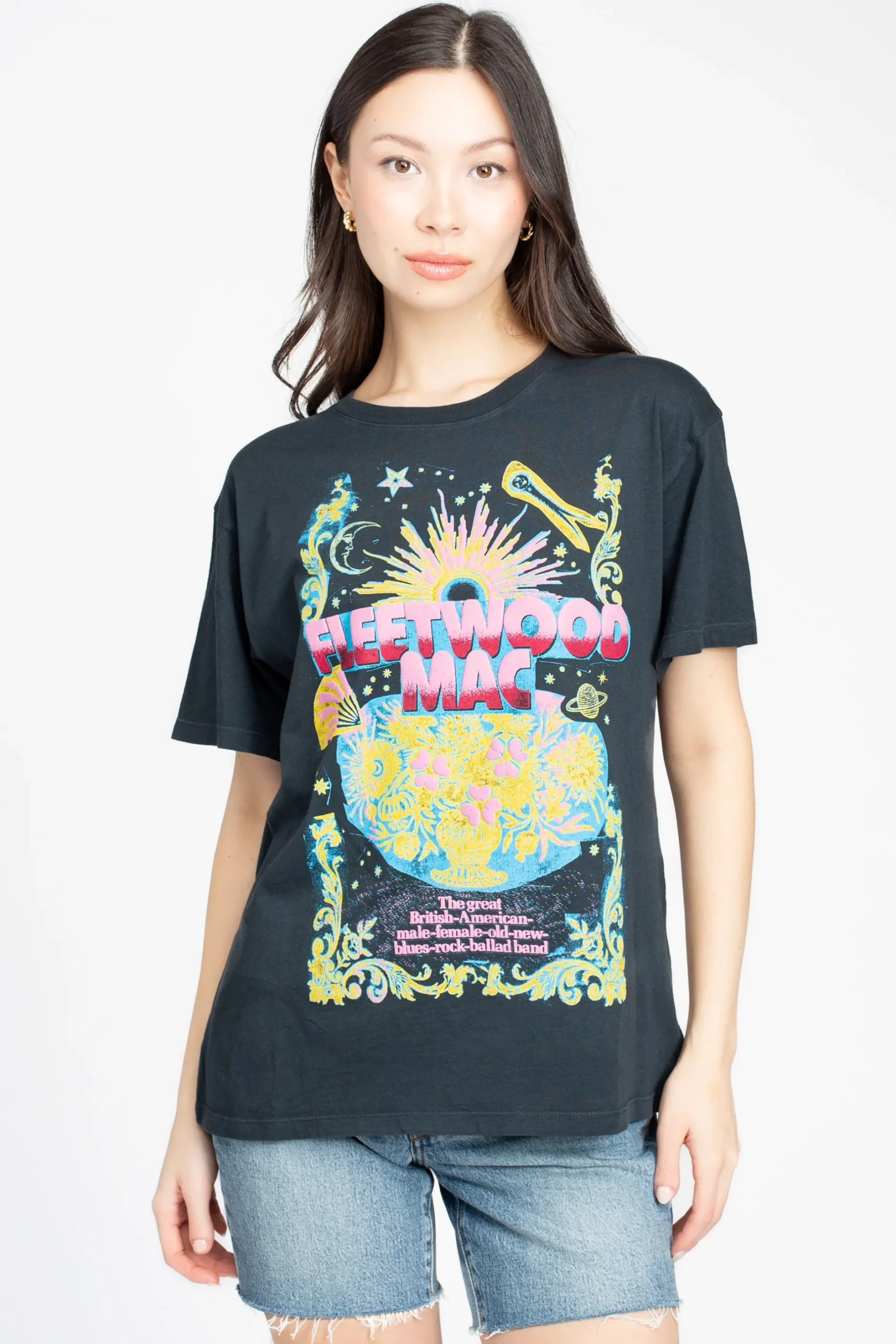 Daydreamer Fleetwood Mac Graphic Tee Black Fashion