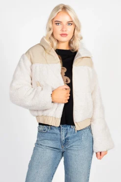 Beivy Fluffy Clouds Teddy Puffer Jacket Best