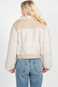 Beivy Fluffy Clouds Teddy Puffer Jacket Best