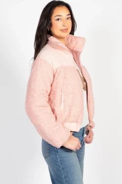 Beivy Fluffy Clouds Teddy Puffer Jacket Best