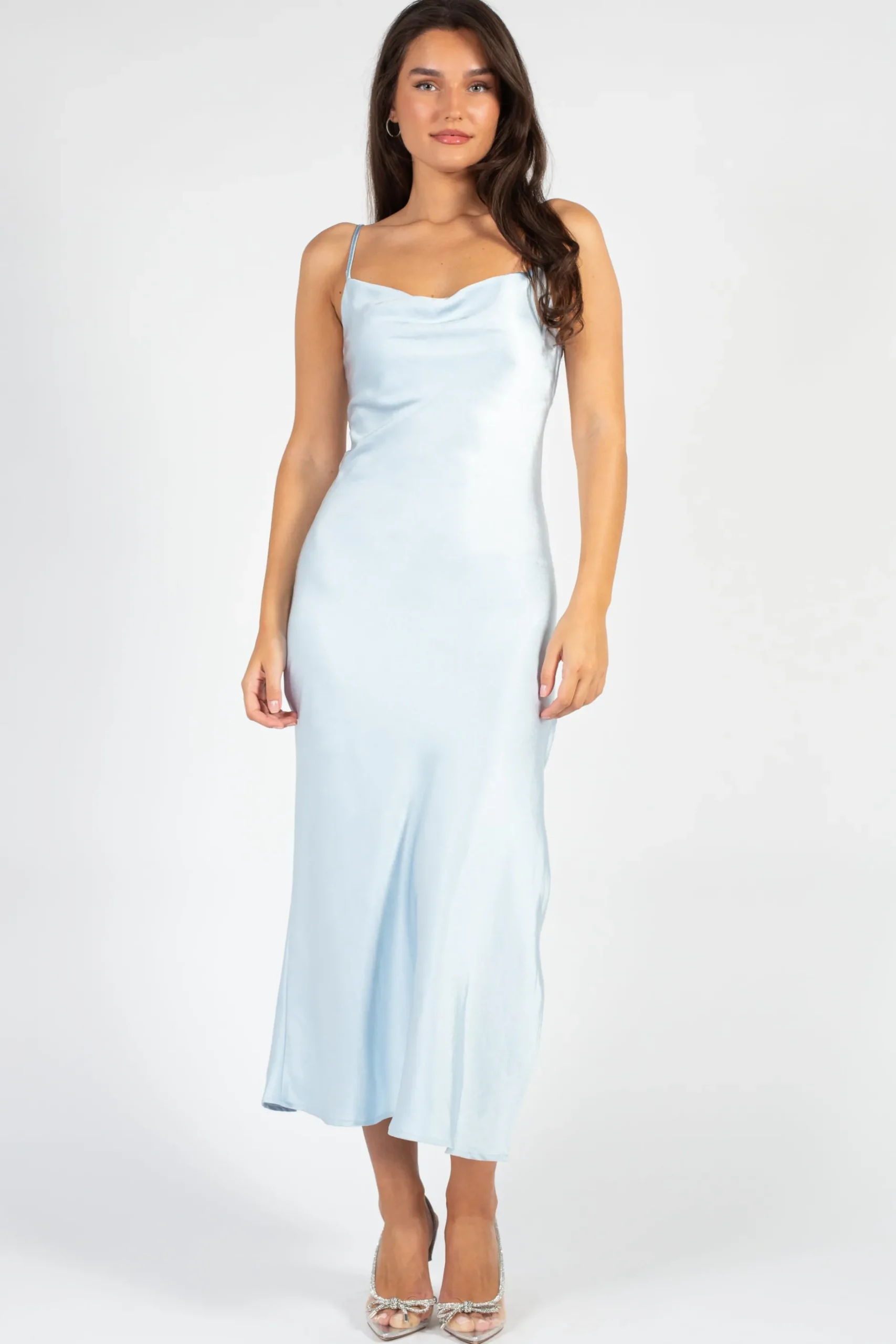 Audrey 3+1 Jillian Side Slit Midi Dress Outlet