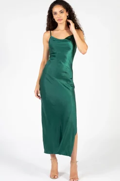 Audrey 3+1 Jillian Side Slit Midi Dress Outlet