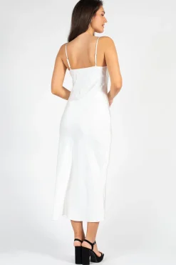 Audrey 3+1 Jillian Side Slit Midi Dress Outlet