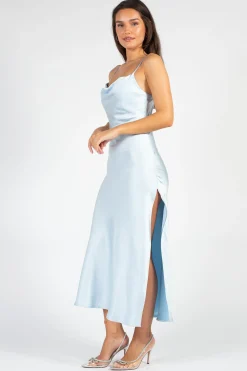 Audrey 3+1 Jillian Side Slit Midi Dress Outlet