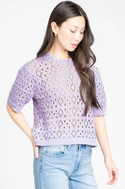 John + Jenn Saint Sweater HazyLilac Best