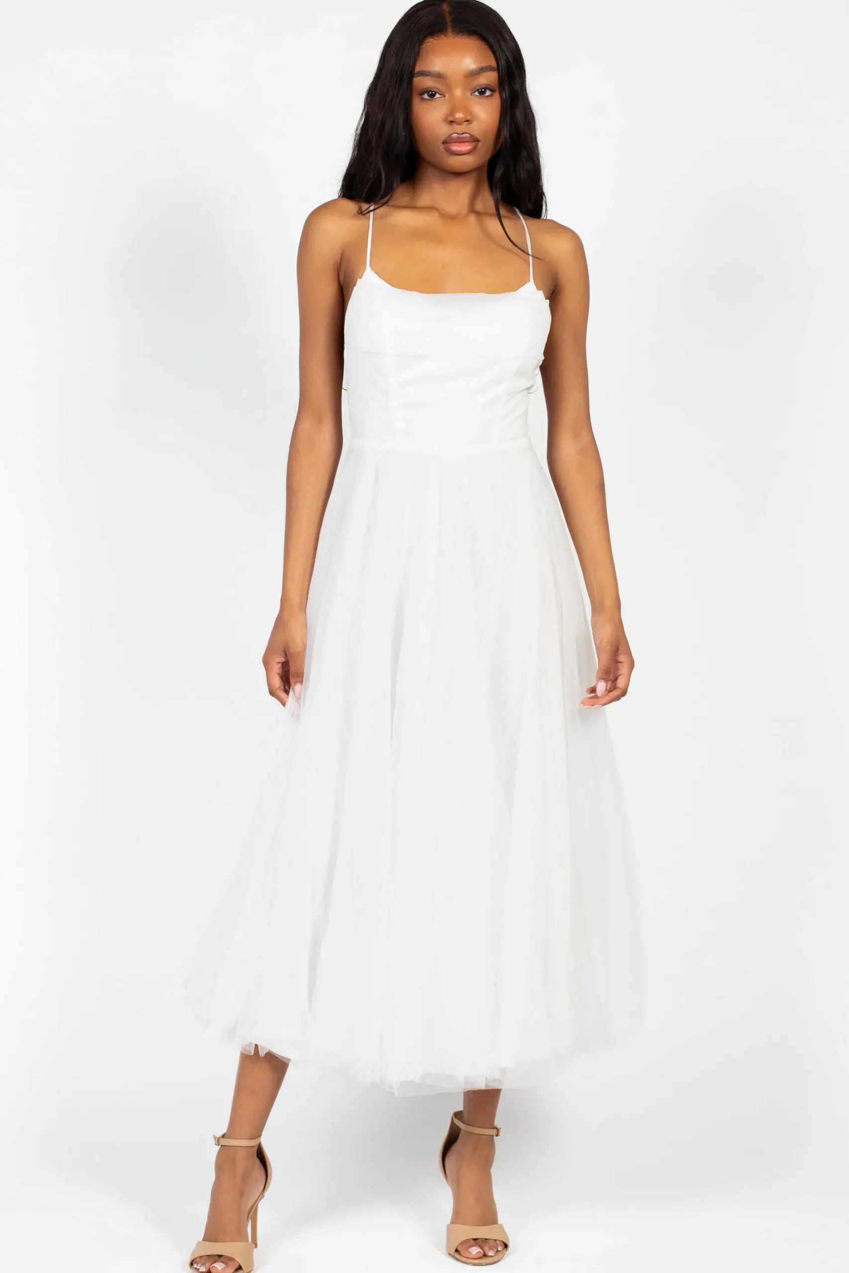 One and Only Josie Tulle Maxi Dress Fashion