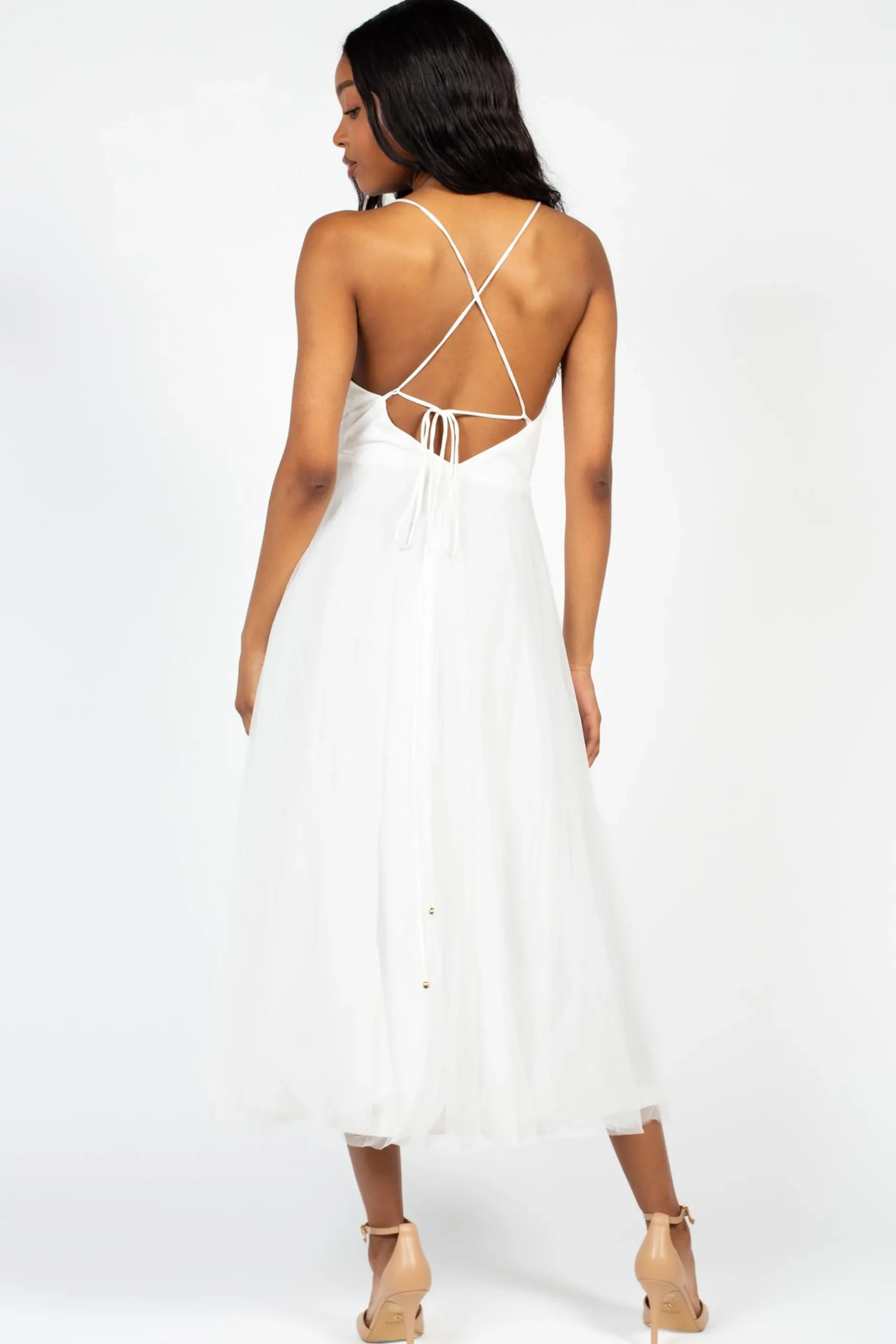 One and Only Josie Tulle Maxi Dress Fashion