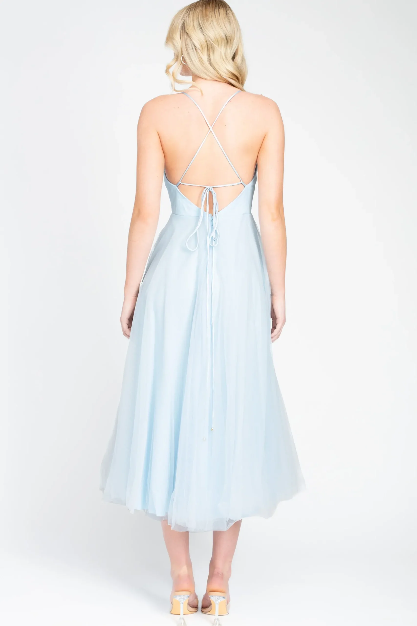 One and Only Josie Tulle Maxi Dress Fashion