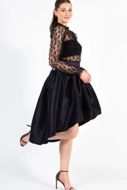 Apeach Juliette Mesh Bow Applique Blouse Hot