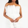 Chelsea Kendall Tulle Layered Mini Dress White Online