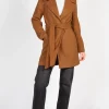 Love Tree Lennon Collared Tie Waist Coat New