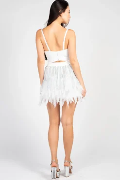 The Sang Lenore Embellished Bustier Crop Top Fashion