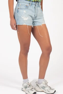 Levi's 501® High Rise Original Short LightWash Discount