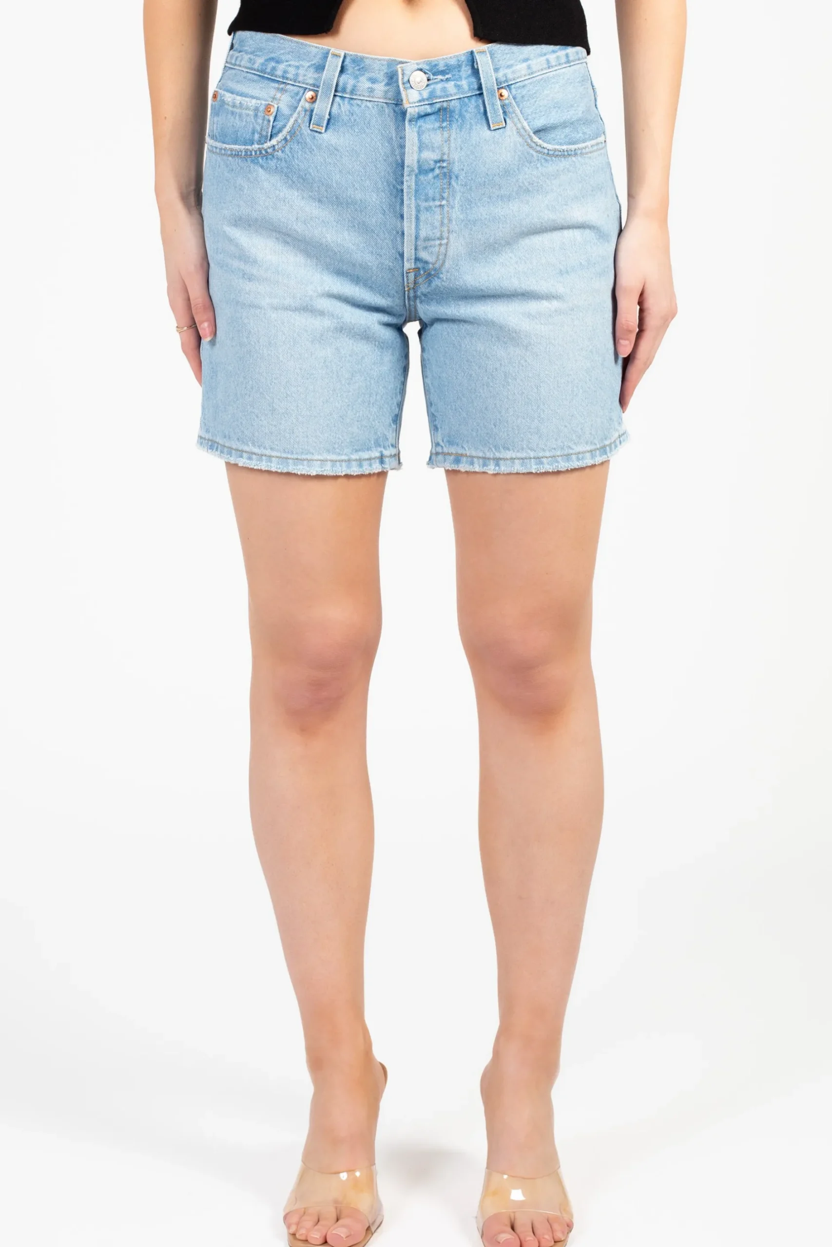 Levi's 501® Mid Thigh Short Blue Sale