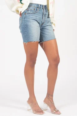 Levi's 501® Mid Thigh Short Blue Sale