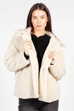 HYFVE Maia Collared Button Up Teddy Coat Online