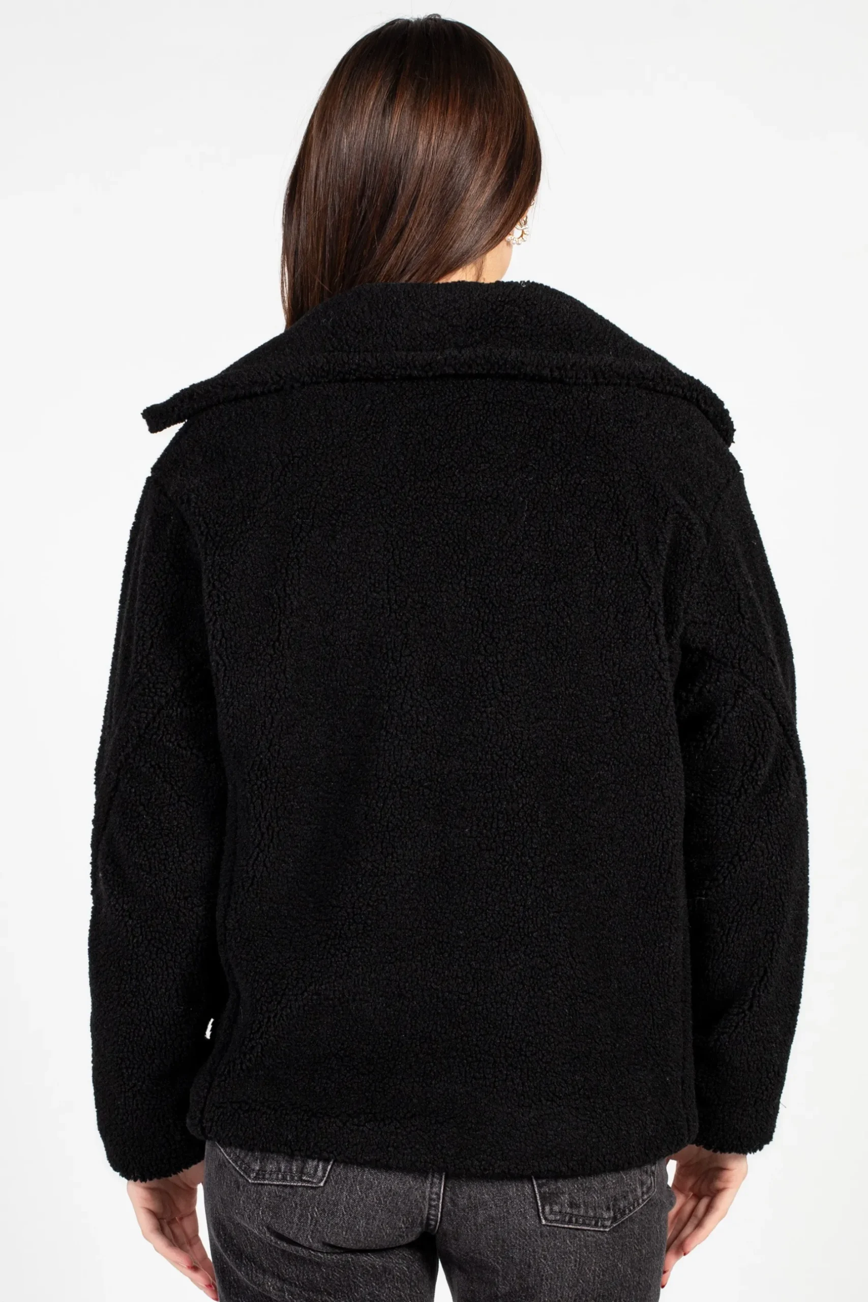 HYFVE Maia Collared Button Up Teddy Coat Online