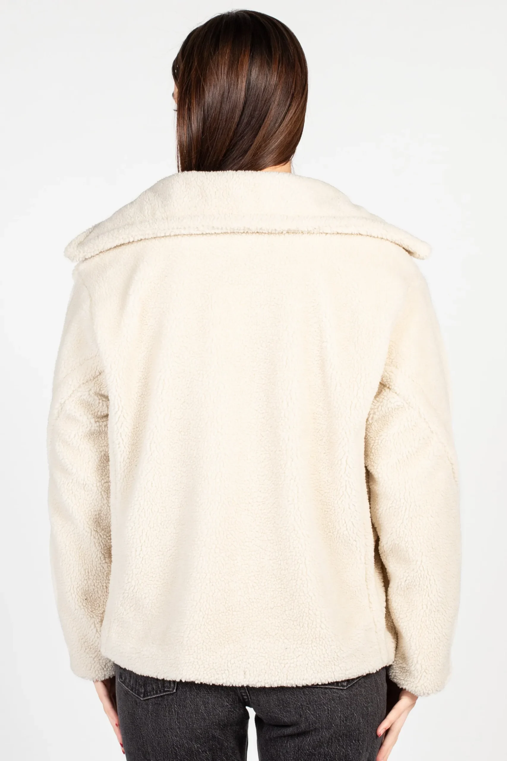 HYFVE Maia Collared Button Up Teddy Coat Online
