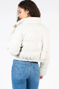 Love Tree Meilani Vegan Leather Cropped Jacket Outlet