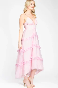One and Only collective Melina Tulle Maxi Dress Clearance