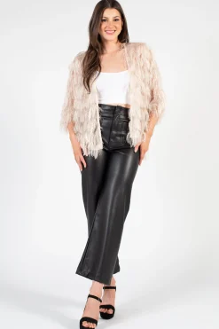 Chelsea Quinn Shaggy Open Jacket Outlet