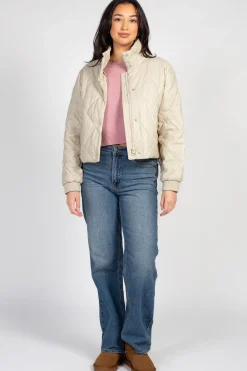 Love Tree Raven Quilted Faux Leather Jacket Best