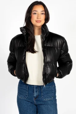 36point5 Rebel Faux Leather Bomber Jacket Clearance