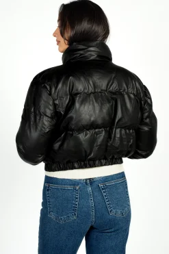 36point5 Rebel Faux Leather Bomber Jacket Clearance