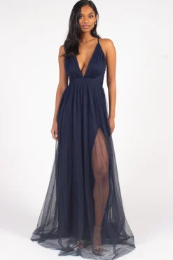 Luxxel Sandy Tulle Maxi Dress Sale