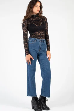 Sky To Moon Sydney Lace Scallop Trim Top Clearance
