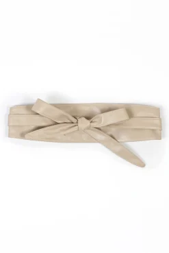 honey Vegan Leather Wrap Belt Outlet