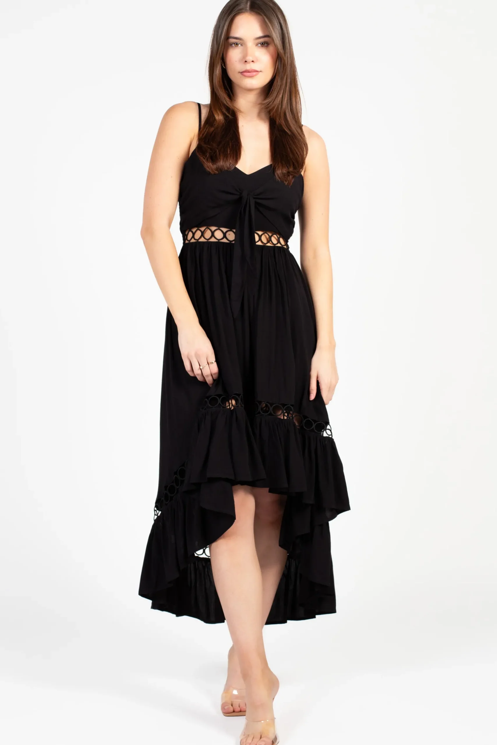 Mainstrip Willa Circle Cut Out Dress Clearance