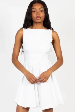 Blue Blush Winona Bubble Hem Mini Dress Sale