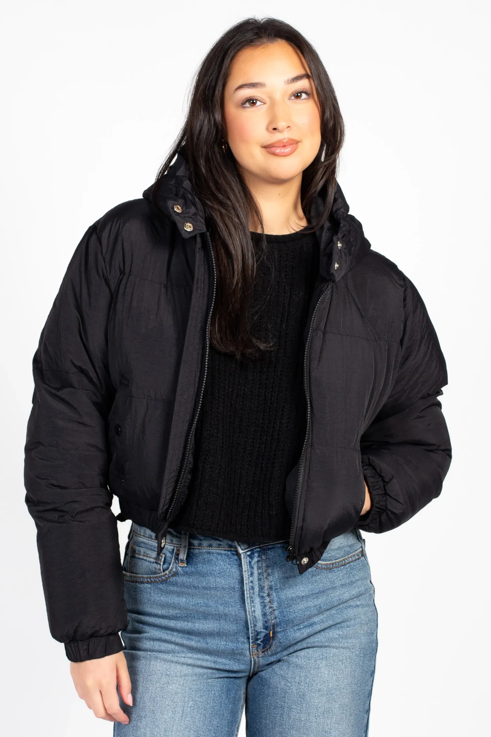 Anwnd Zara Hooded Puffer Jacket Online